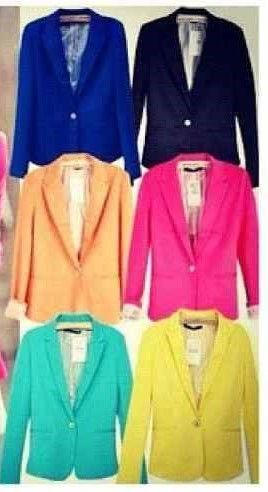 Blazer Feminino Colorido Importado