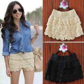 Shorts de renda
